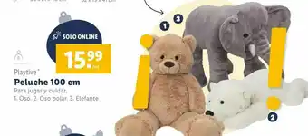 Lidl Peluches animales playtive oferta