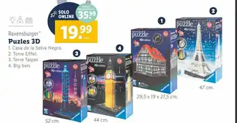 Lidl Puzzle 3d oferta