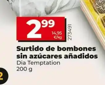 Dia Bombones dia temtation oferta