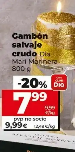Maxi Dia Gambones salvaje crudos dia oferta