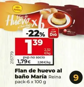 Maxi Dia Flan de huevo reina oferta