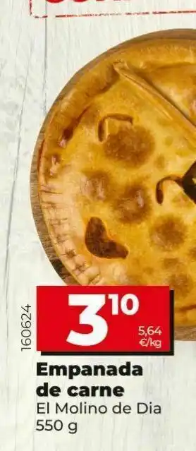 Maxi Dia Empanada de carne/ de atún el molino de dia oferta