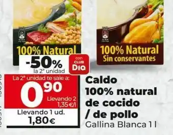 Maxi Dia Caldo 100% natural de cocido /de pollo gallina blanca oferta