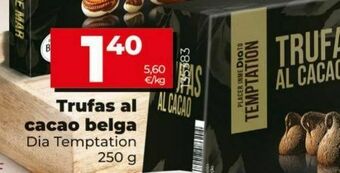 Dia Trufas al cacao belga oferta