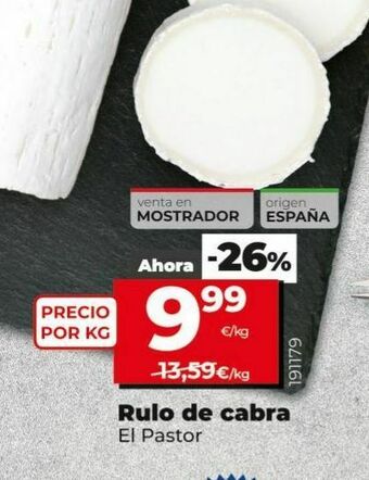 Dia Rulo de queso de cabra oferta