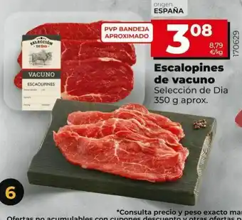 Dia Escalopín de vacuno oferta