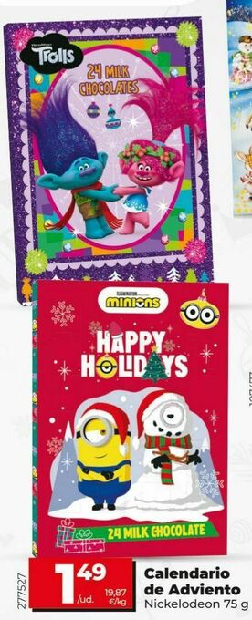 Dia Calendario de adviento nickelodeon oferta