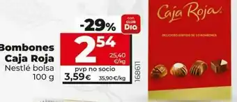 Dia Bombonesc caja roja nestlé oferta