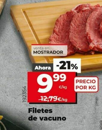 La Plaza de DIA Filetes de vacuno oferta