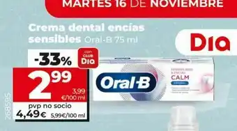 La Plaza de DIA Crema dental oral b oferta