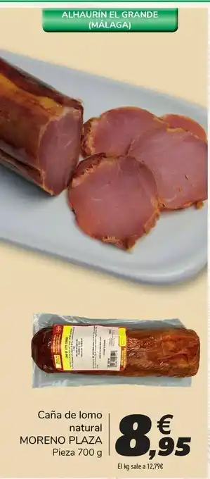 Covap Caña de lomo natural moreno plaza pieza 700 g oferta