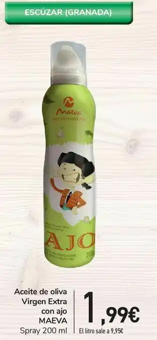 Covap Aceite de oliva virgen extra con ajo maeva spray 200 ml oferta
