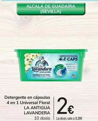 Covap Detergente en cápsulas 4 en 1 universal floral la antigua lavandera 10 dosis oferta