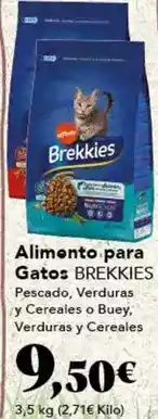 Gadis Brekkies - alimento para gatos oferta