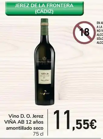 Covap Vino d. o. jerez viña ab 12 años amontillado seco 75 cl oferta