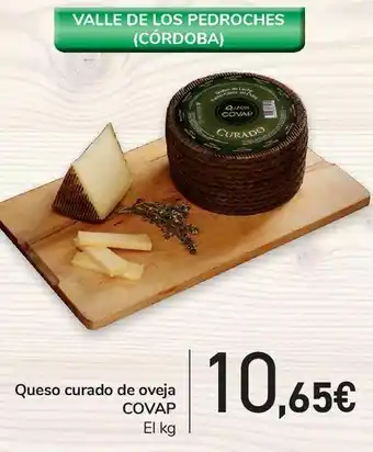 Covap Queso curado de oveja covap el kg oferta