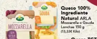 Gadis Arla - queso 100% ingrediente natural oferta