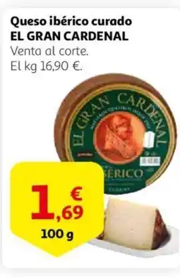 Alcampo EL GRAN CARDENAL Queso ibérico curado oferta