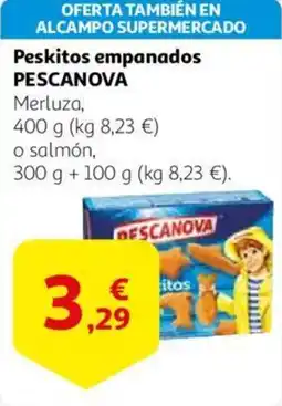 Alcampo PESCANOVA Peskitos empanados oferta