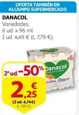 Alcampo DANACOL oferta