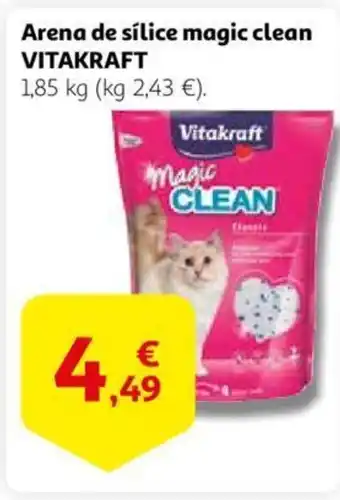 Alcampo VITAKRAFT Arena de sílice magic clean oferta