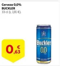 Alcampo BUCKLER Cerveza 0,0% oferta