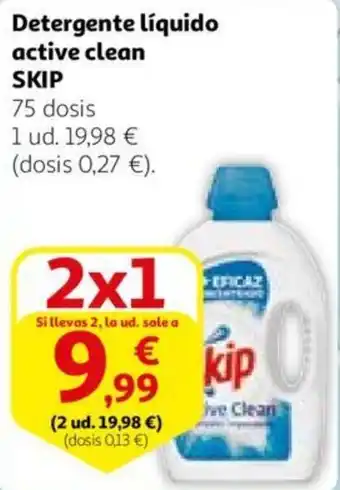 Alcampo SKIP Detergente líquido active clean oferta