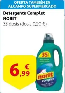 Alcampo NORIT Detergente Complet oferta