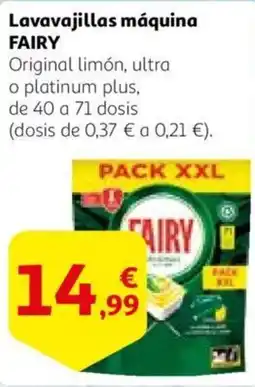 Alcampo FAIRY Lavavajillas máquina oferta