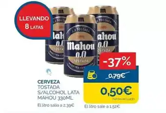 Cash Ecofamilia Mahou - cerveza oferta