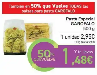 Carrefour Pasta especial garofalo oferta