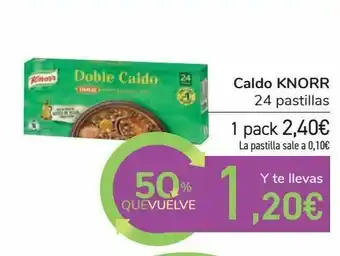 Carrefour Caldo knorr oferta