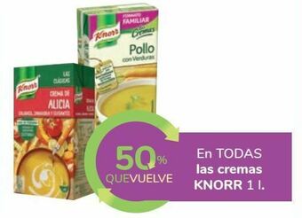 Carrefour En todas las cremas knorr oferta