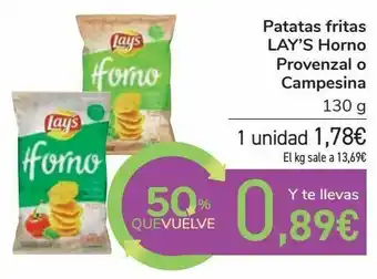 Carrefour Patatas fritas lay's horno provenzal o campesina oferta