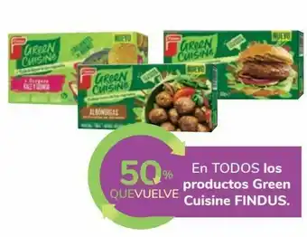 Carrefour En todos los productos green cuisine findus oferta