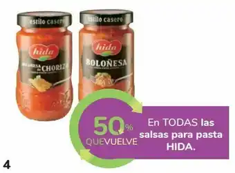 Carrefour En todas las salsas para pasta hida oferta