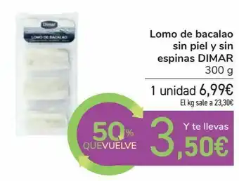 Carrefour Lomo de bacalao sin piel y sin espinas dimar oferta