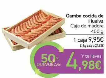 Carrefour Gamba cocida de huelva oferta