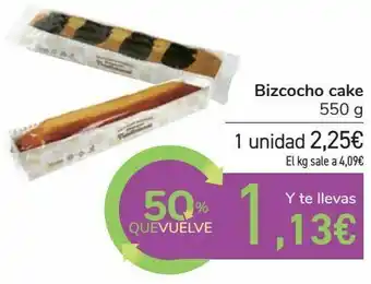 Carrefour Bizcocho cake oferta