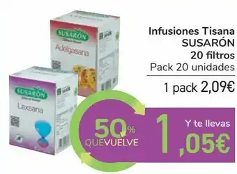 Carrefour Infusiones tisana susaron 20 filtros oferta