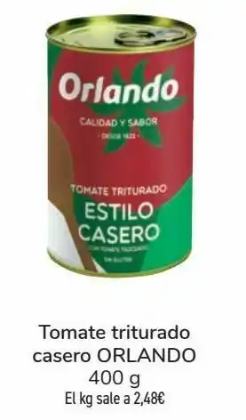 Carrefour Tomate triturado casero orlando oferta