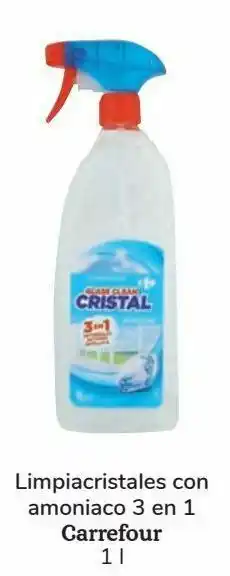 Carrefour Limpiacristales con amoniaco 3 en 1 carrefour oferta