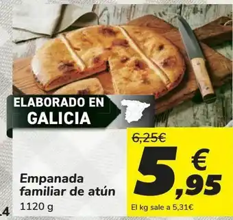 Carrefour Empanada familiar de atún oferta