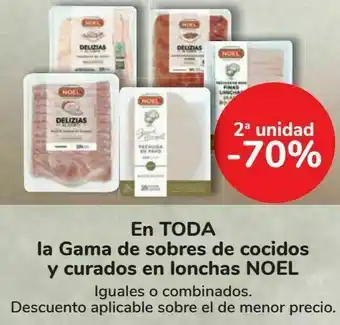 Carrefour En toda la gama de sobres de cocidos y curados en lonchas noel oferta