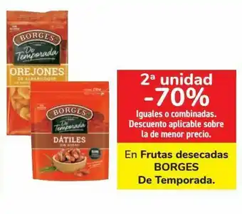 Carrefour En frutas desecadas borges oferta