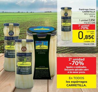 Carrefour En todos los espárragos carretilla oferta