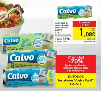 Carrefour En todos los atunes vuelca fácil calvo oferta