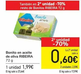 Carrefour Bonito en aceite de oliva ribeira oferta