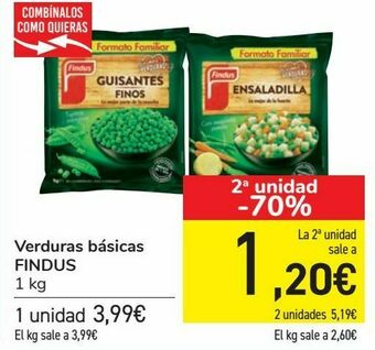 Carrefour Verduras básicas findus oferta