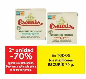 Carrefour En todos los mejillones escurís oferta